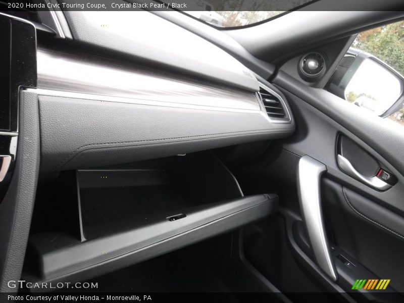 Crystal Black Pearl / Black 2020 Honda Civic Touring Coupe