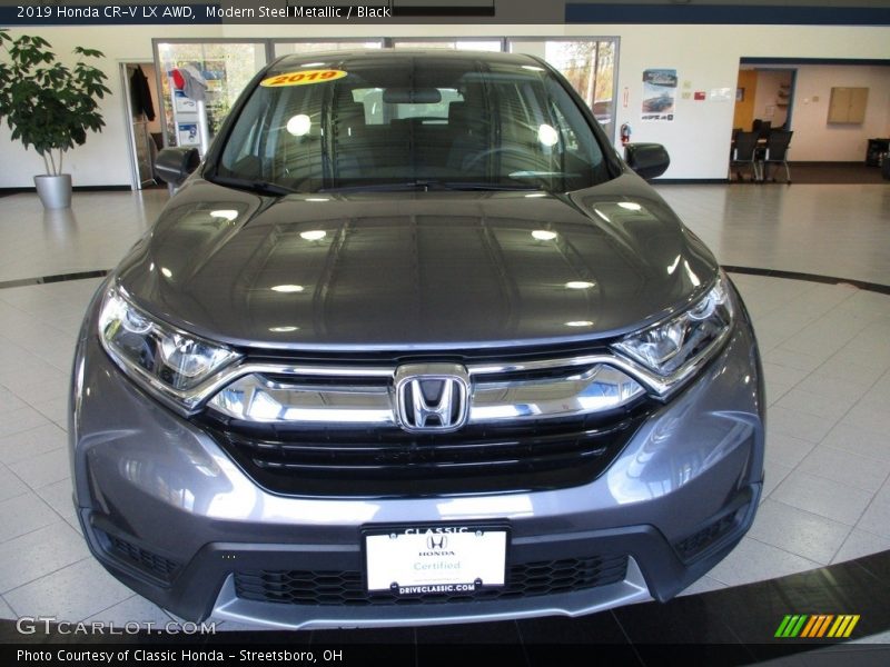 Modern Steel Metallic / Black 2019 Honda CR-V LX AWD