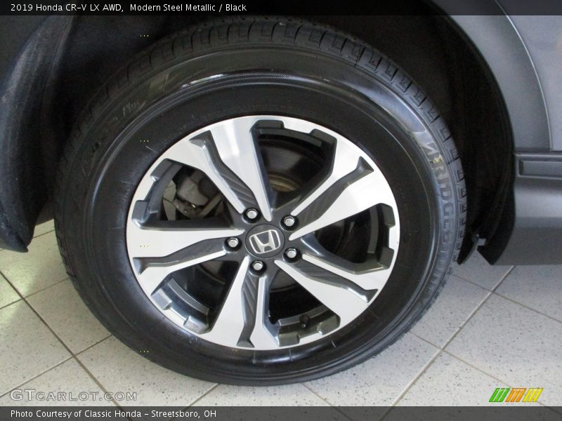 Modern Steel Metallic / Black 2019 Honda CR-V LX AWD