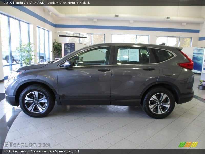 Modern Steel Metallic / Black 2019 Honda CR-V LX AWD