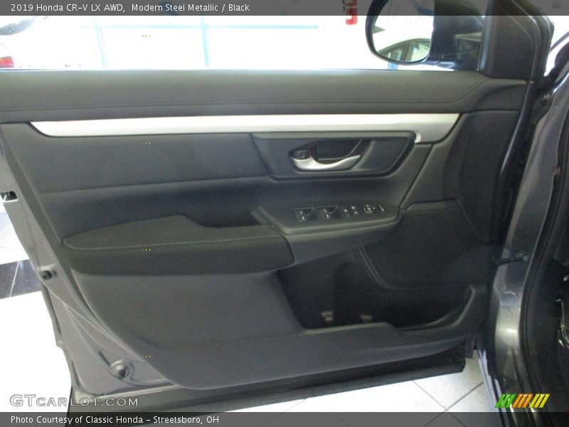 Modern Steel Metallic / Black 2019 Honda CR-V LX AWD