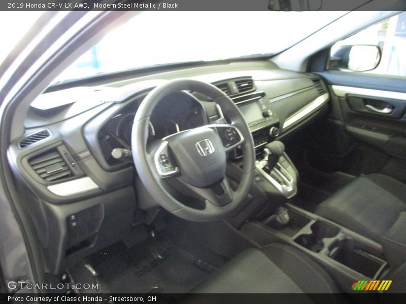 Modern Steel Metallic / Black 2019 Honda CR-V LX AWD