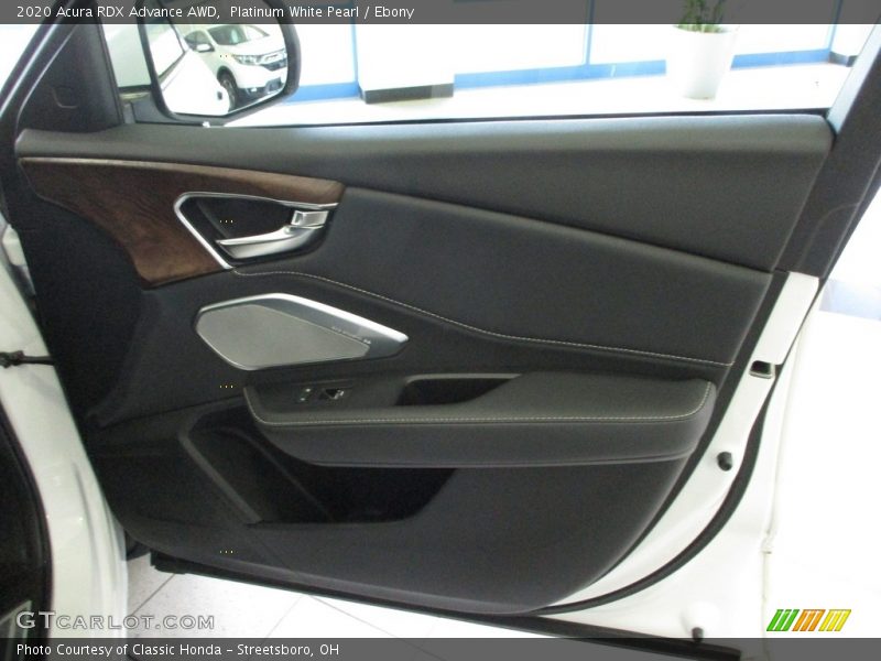 Platinum White Pearl / Ebony 2020 Acura RDX Advance AWD