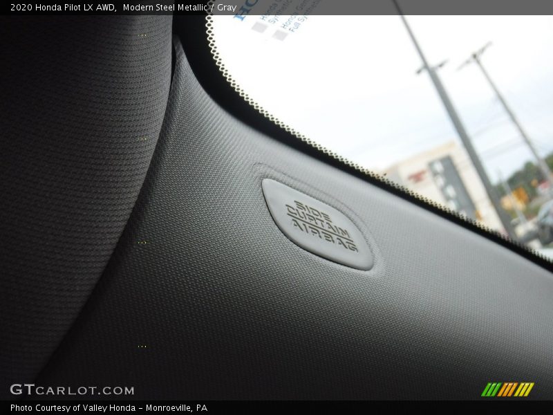 Modern Steel Metallic / Gray 2020 Honda Pilot LX AWD
