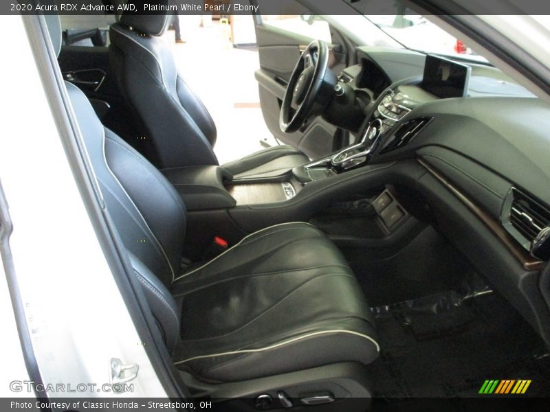 Platinum White Pearl / Ebony 2020 Acura RDX Advance AWD