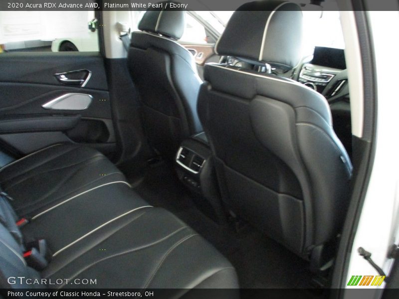 Platinum White Pearl / Ebony 2020 Acura RDX Advance AWD