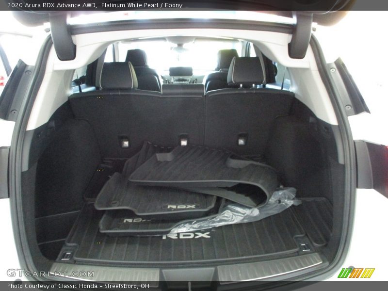 Platinum White Pearl / Ebony 2020 Acura RDX Advance AWD