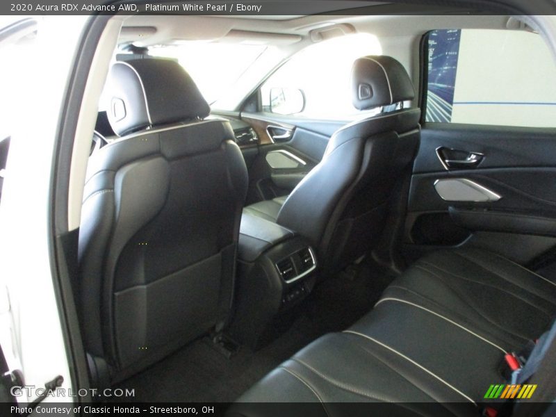 Platinum White Pearl / Ebony 2020 Acura RDX Advance AWD