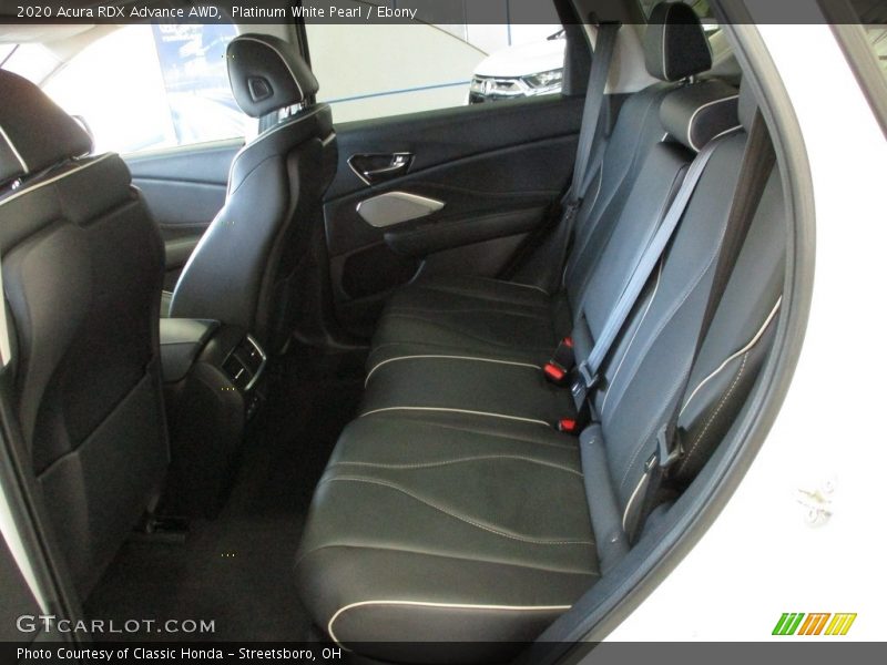 Platinum White Pearl / Ebony 2020 Acura RDX Advance AWD