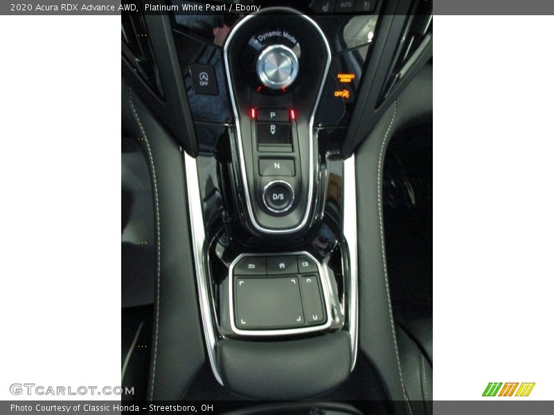 Platinum White Pearl / Ebony 2020 Acura RDX Advance AWD
