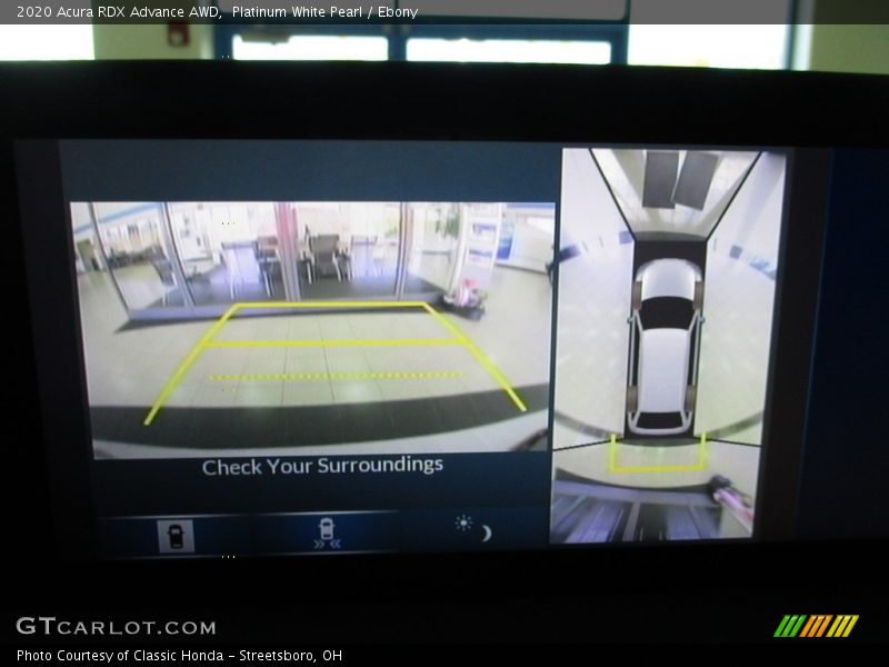Platinum White Pearl / Ebony 2020 Acura RDX Advance AWD