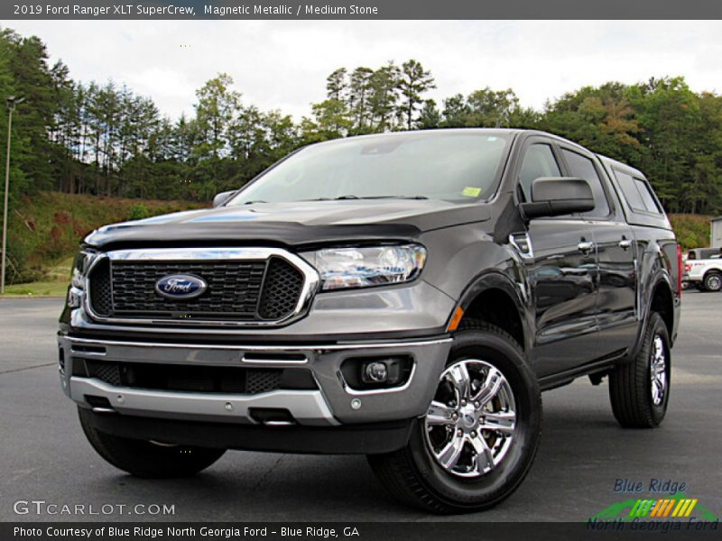 Magnetic Metallic / Medium Stone 2019 Ford Ranger XLT SuperCrew