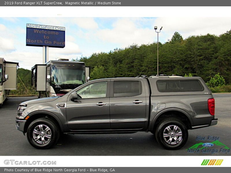 Magnetic Metallic / Medium Stone 2019 Ford Ranger XLT SuperCrew