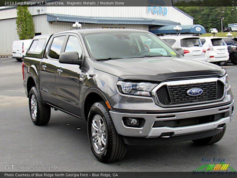 Magnetic Metallic / Medium Stone 2019 Ford Ranger XLT SuperCrew