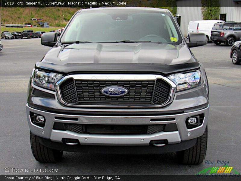 Magnetic Metallic / Medium Stone 2019 Ford Ranger XLT SuperCrew