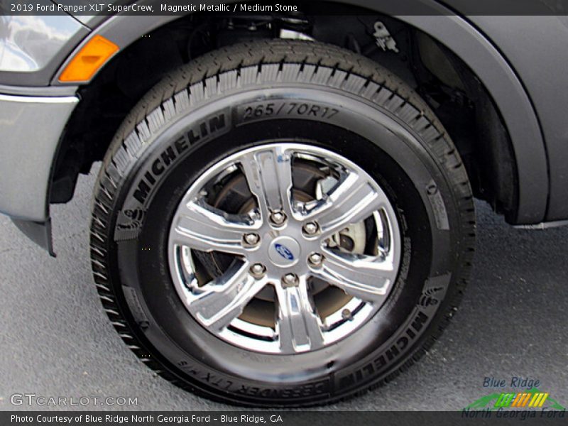 Magnetic Metallic / Medium Stone 2019 Ford Ranger XLT SuperCrew