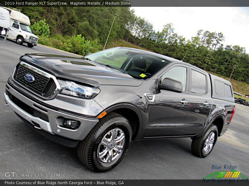 Magnetic Metallic / Medium Stone 2019 Ford Ranger XLT SuperCrew