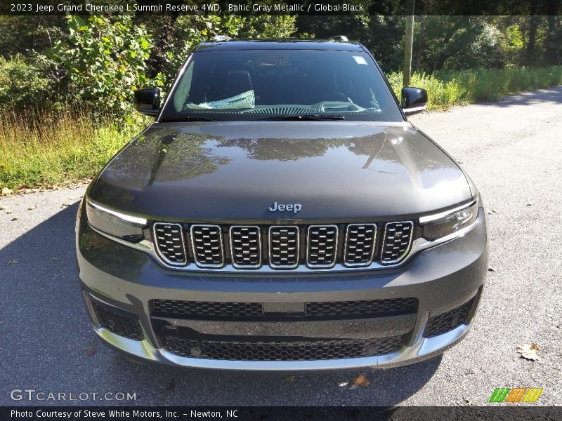 Baltic Gray Metallic / Global Black 2023 Jeep Grand Cherokee L Summit Reserve 4WD