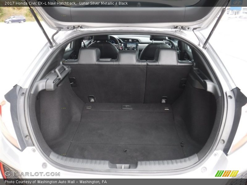 Lunar Silver Metallic / Black 2017 Honda Civic EX-L Navi Hatchback