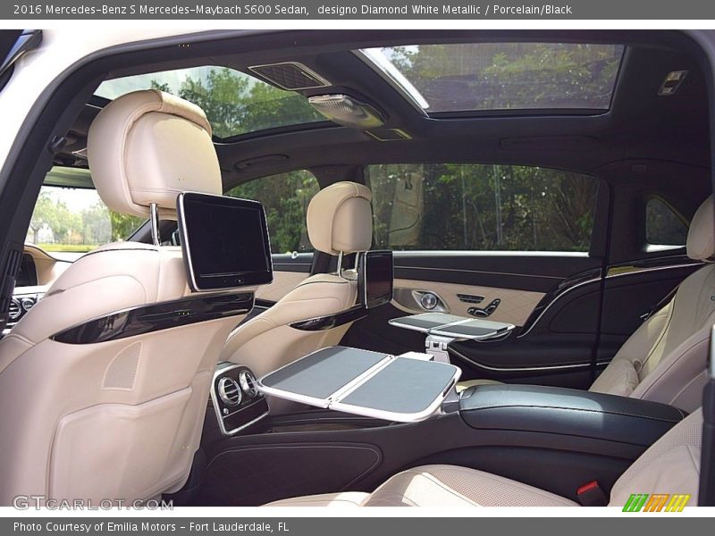 Rear Seat of 2016 S Mercedes-Maybach S600 Sedan