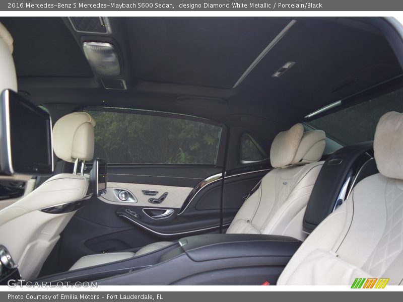 Rear Seat of 2016 S Mercedes-Maybach S600 Sedan