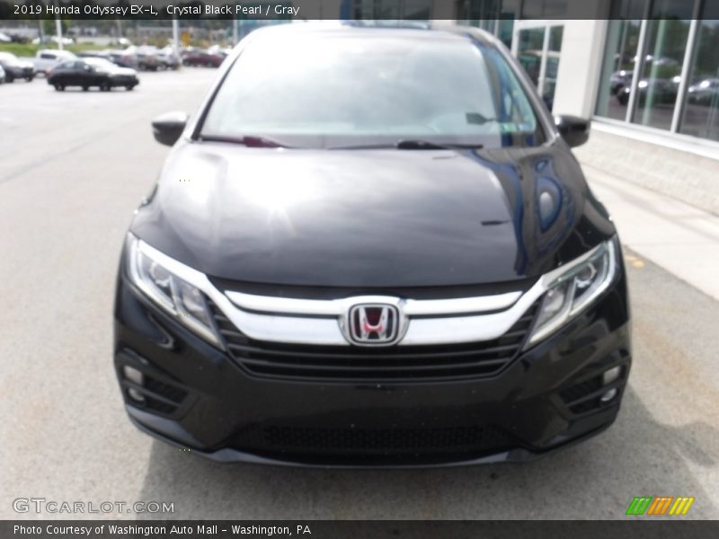 Crystal Black Pearl / Gray 2019 Honda Odyssey EX-L