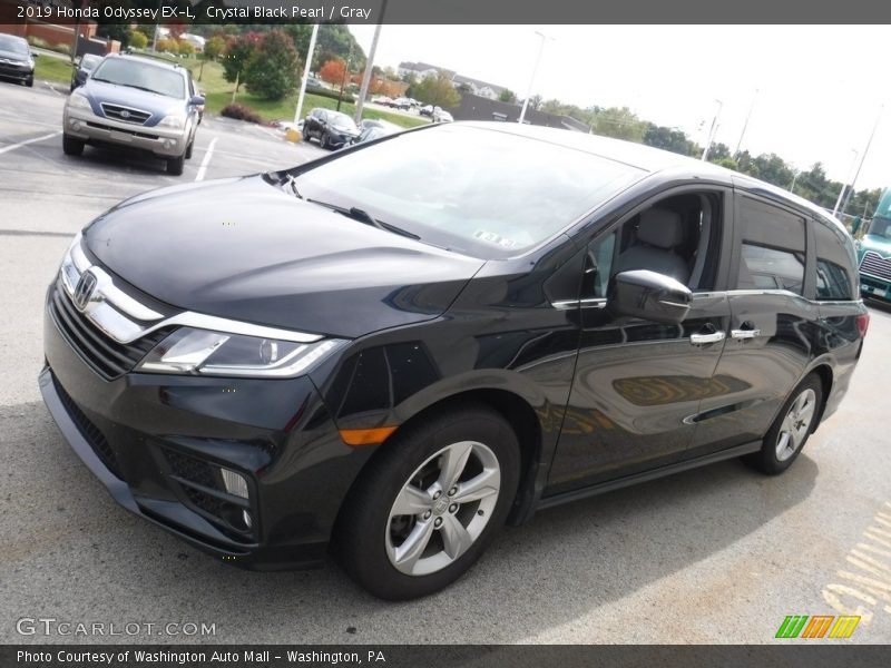 Crystal Black Pearl / Gray 2019 Honda Odyssey EX-L