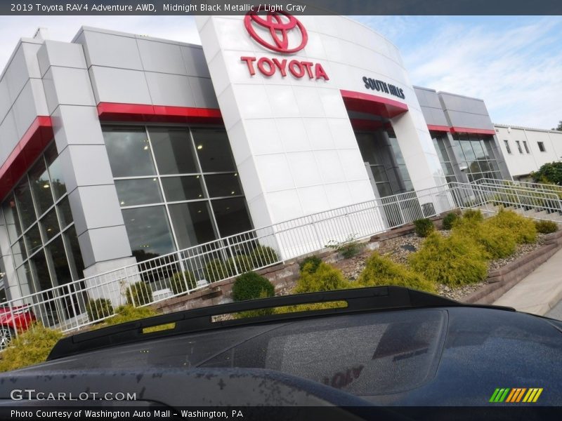 Midnight Black Metallic / Light Gray 2019 Toyota RAV4 Adventure AWD