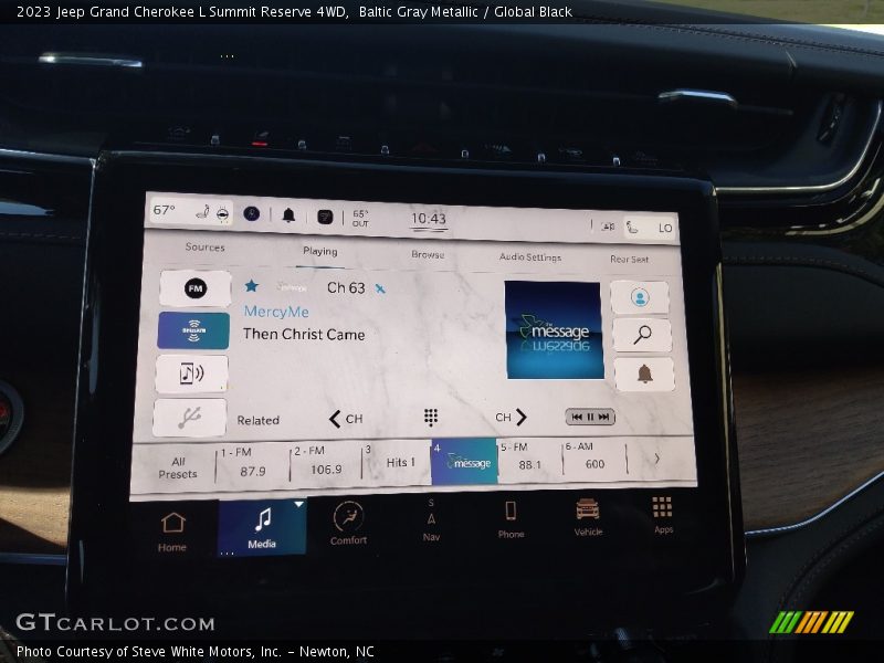 Controls of 2023 Grand Cherokee L Summit Reserve 4WD