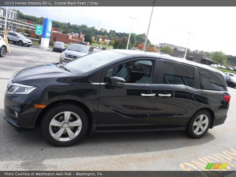 Crystal Black Pearl / Gray 2019 Honda Odyssey EX-L