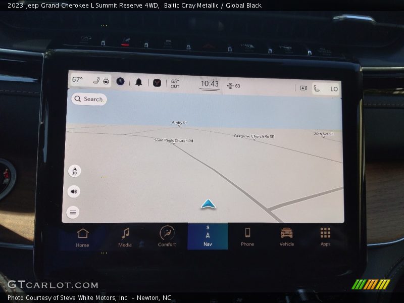 Navigation of 2023 Grand Cherokee L Summit Reserve 4WD