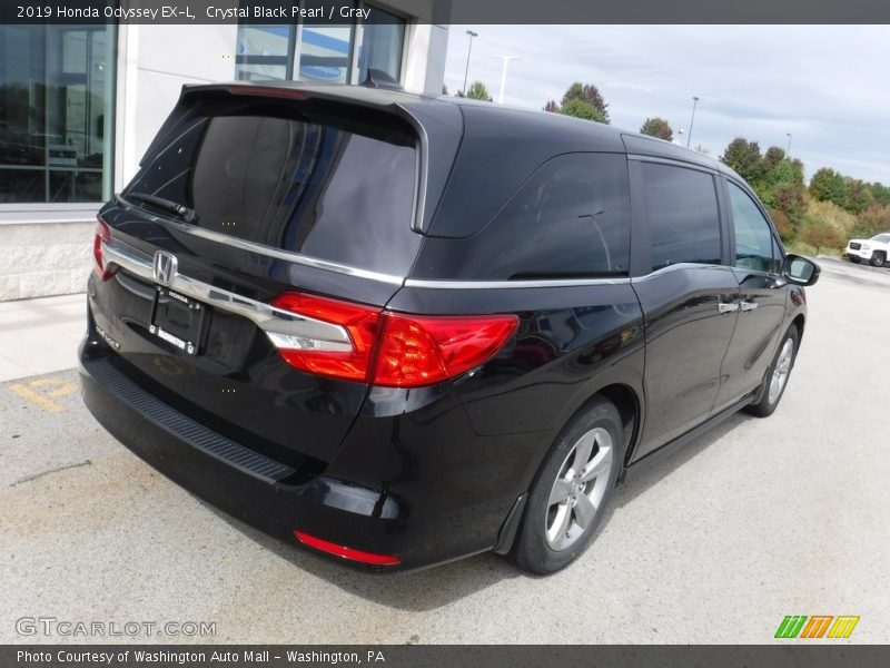 Crystal Black Pearl / Gray 2019 Honda Odyssey EX-L