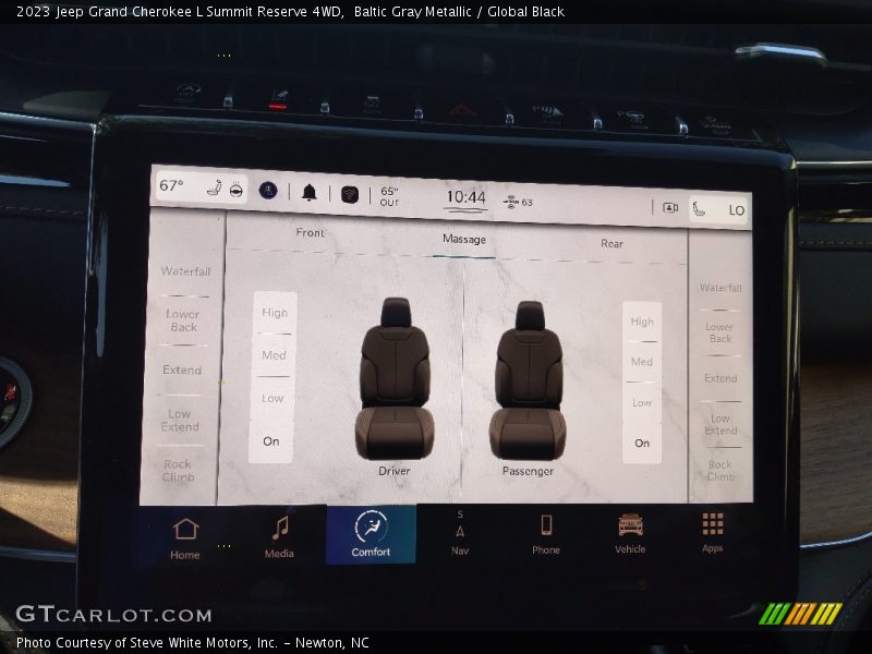 Controls of 2023 Grand Cherokee L Summit Reserve 4WD