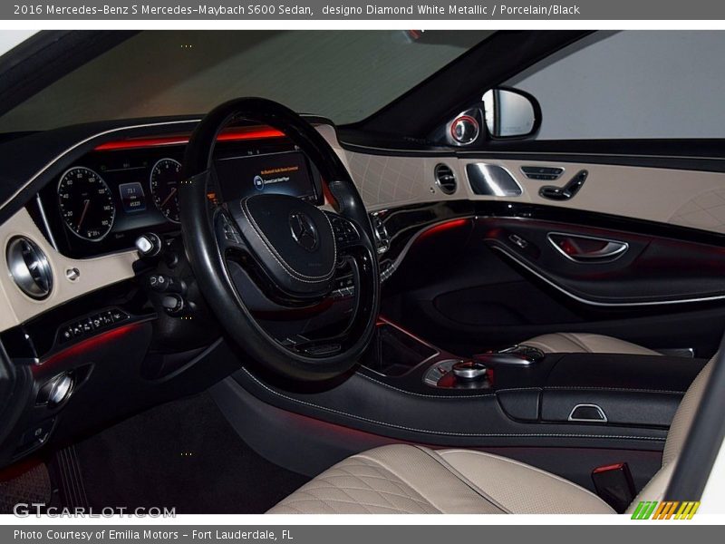 Front Seat of 2016 S Mercedes-Maybach S600 Sedan