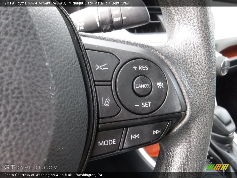 Midnight Black Metallic / Light Gray 2019 Toyota RAV4 Adventure AWD