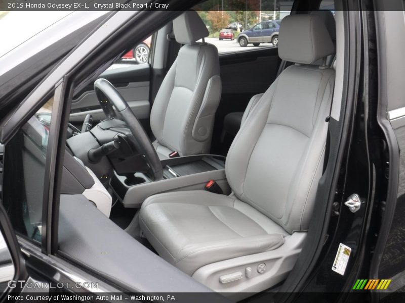 Crystal Black Pearl / Gray 2019 Honda Odyssey EX-L