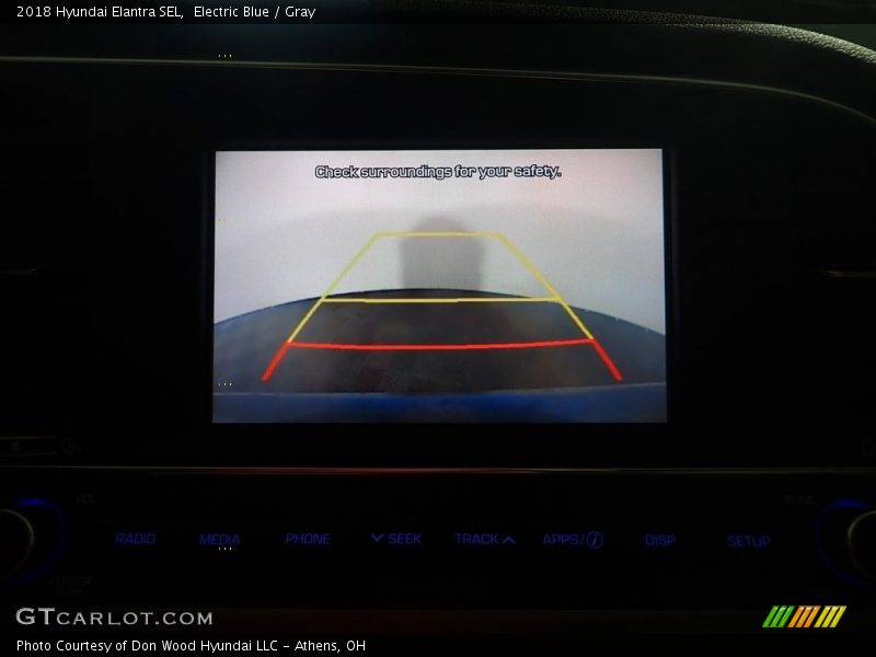 Electric Blue / Gray 2018 Hyundai Elantra SEL