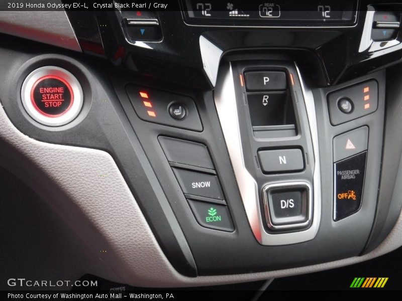 Crystal Black Pearl / Gray 2019 Honda Odyssey EX-L