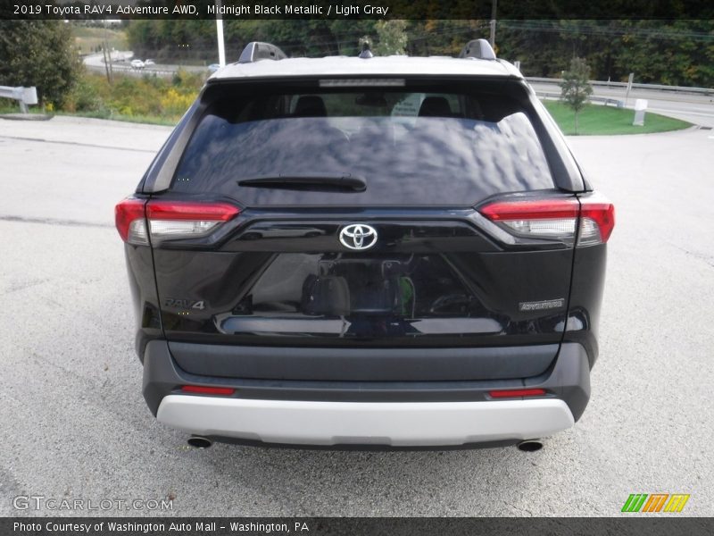 Midnight Black Metallic / Light Gray 2019 Toyota RAV4 Adventure AWD