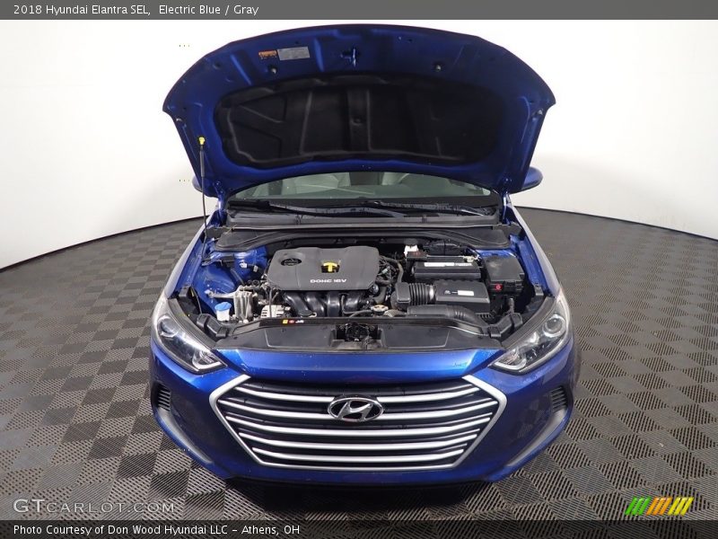 Electric Blue / Gray 2018 Hyundai Elantra SEL