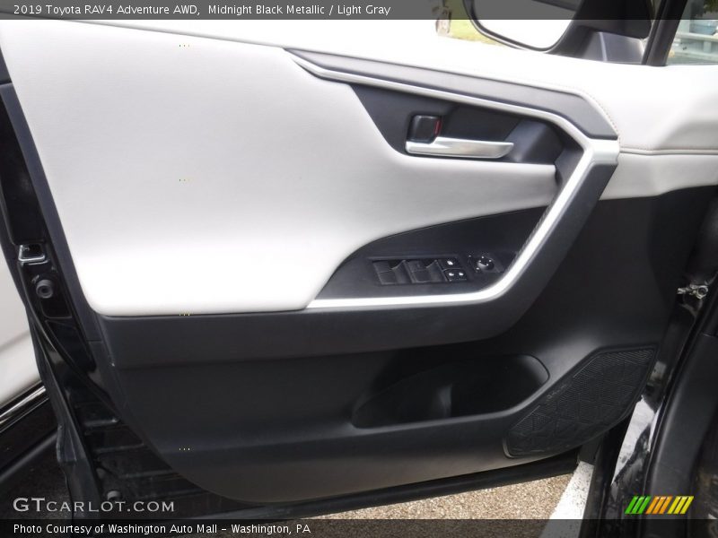 Midnight Black Metallic / Light Gray 2019 Toyota RAV4 Adventure AWD