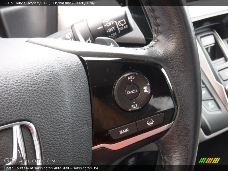 Crystal Black Pearl / Gray 2019 Honda Odyssey EX-L