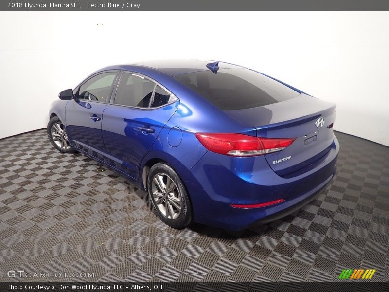 Electric Blue / Gray 2018 Hyundai Elantra SEL