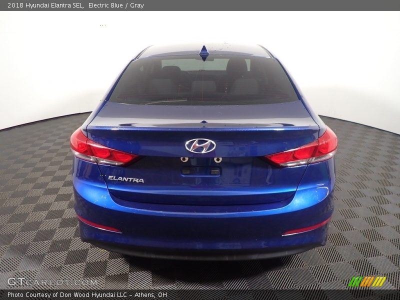 Electric Blue / Gray 2018 Hyundai Elantra SEL