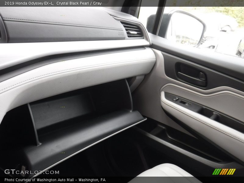Crystal Black Pearl / Gray 2019 Honda Odyssey EX-L