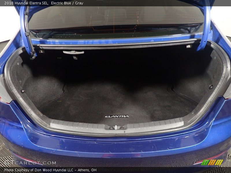 Electric Blue / Gray 2018 Hyundai Elantra SEL