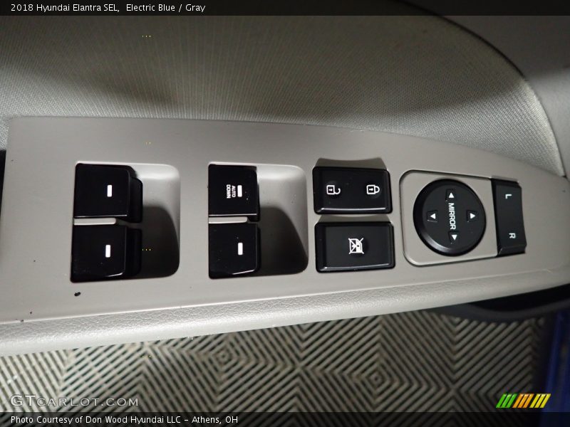 Electric Blue / Gray 2018 Hyundai Elantra SEL