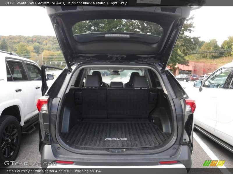 Midnight Black Metallic / Light Gray 2019 Toyota RAV4 Adventure AWD