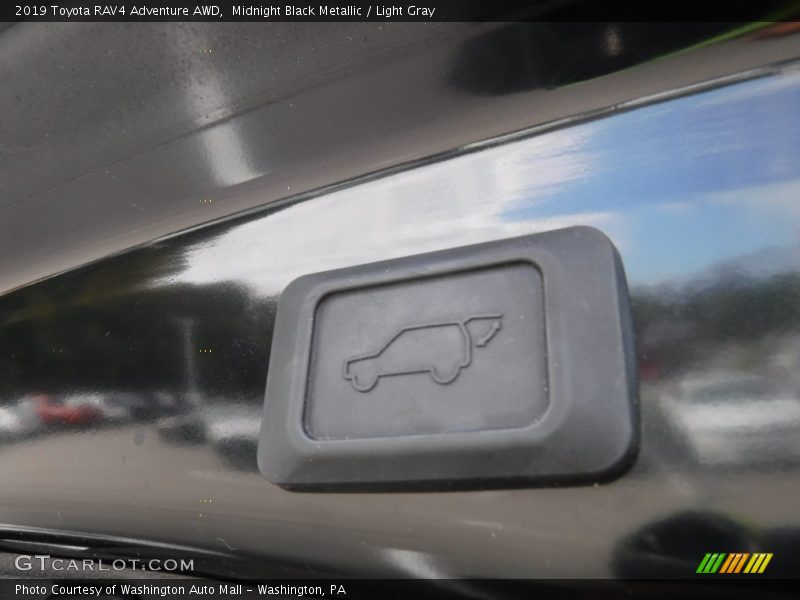 Midnight Black Metallic / Light Gray 2019 Toyota RAV4 Adventure AWD