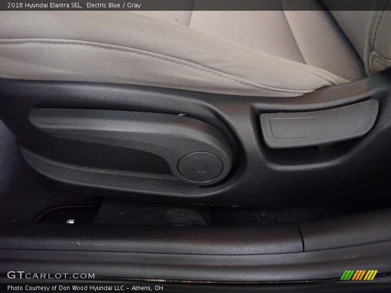 Electric Blue / Gray 2018 Hyundai Elantra SEL